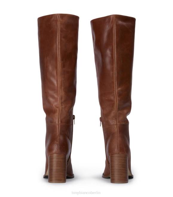 kniehohe Stiefel| de Tony Bianco Frauen Asher-Kalbsstiefel Cognac 4624423